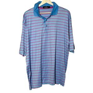 BUGATCHI UOMO Men's Polo Shirt Egyptian Mercerized Cotton Size Large Unique